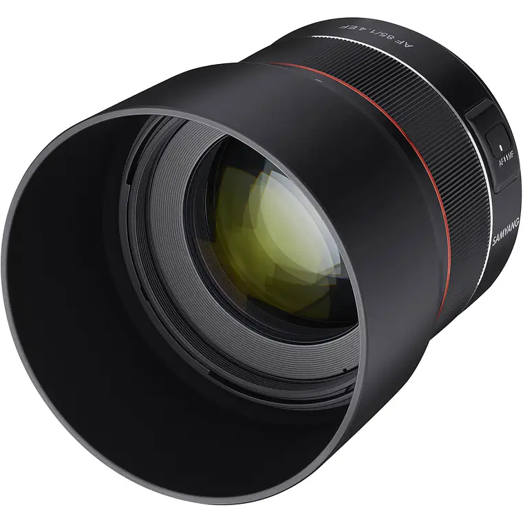 Lente Samyang AF 85 mm f/1.4 Autofoco Full Frame para Cámaras Canon EF 4