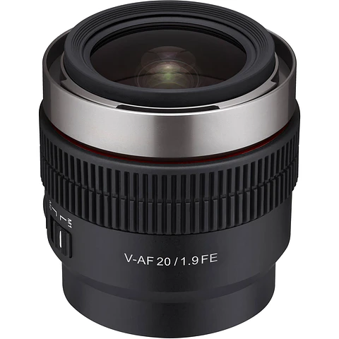 Lente Cine Autofoco Samyang V-AF 20 mm T1.9 Full Frame para Cámaras Sony E