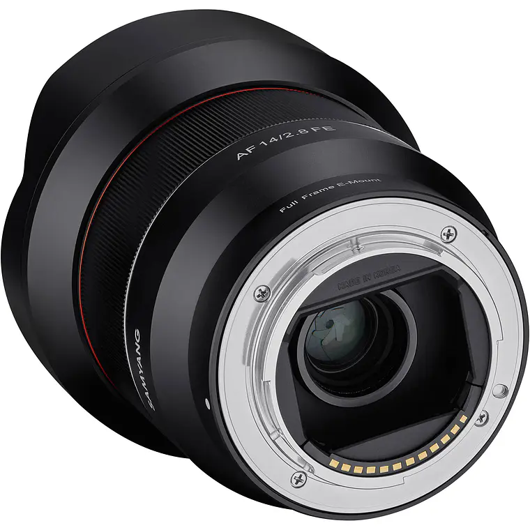 Lente Samyang AF 14 mm f/2.8 Full Frame Autofoco para Cámaras Sony E 6