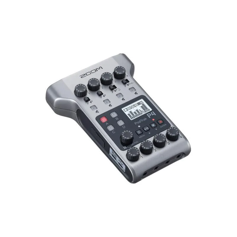 Grabador de Podcasts Multipista Portátil Zoom PodTrak P4 10