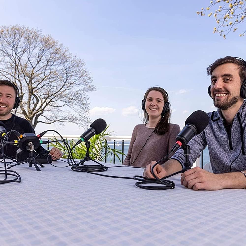 Pack de 4 Cables de Micrófono Zoom XLR-4C/CP con Anillos de Colores 3