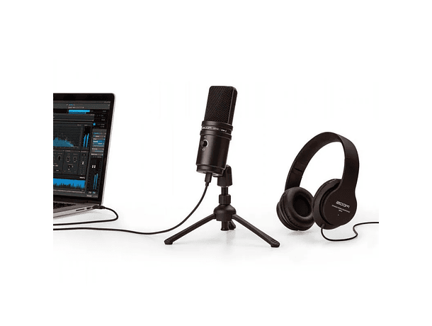 Pack de Podcast Zoom ZUM-2PMP con Audífonos y Micrófono USB