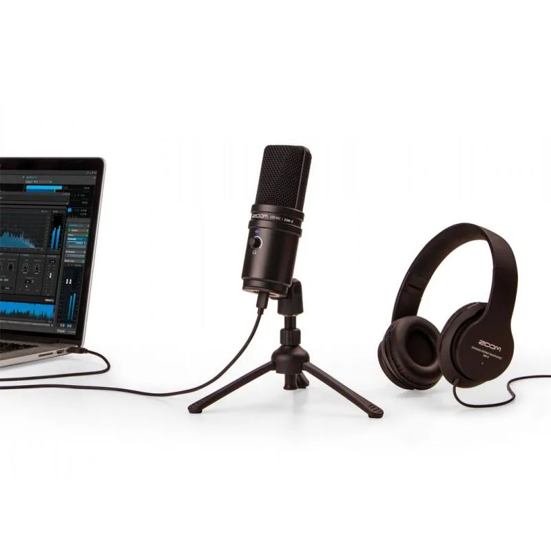 Pack de Podcast Zoom ZUM-2PMP con Audífonos y Micrófono USB 2