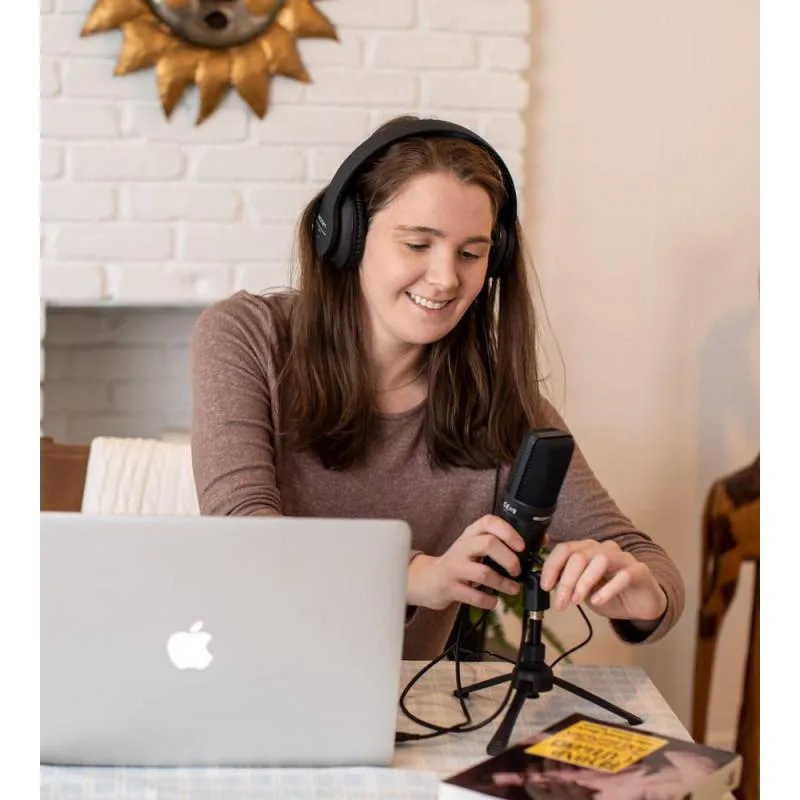 Pack de Podcast Zoom ZUM-2PMP con Audífonos y Micrófono USB 4