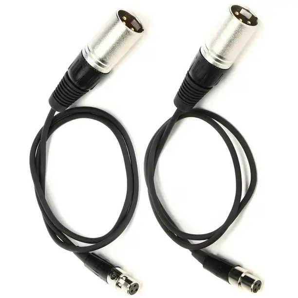 Par de Cables Adaptadores Zoom TXF-8 de TA3 a XLR Macho 5