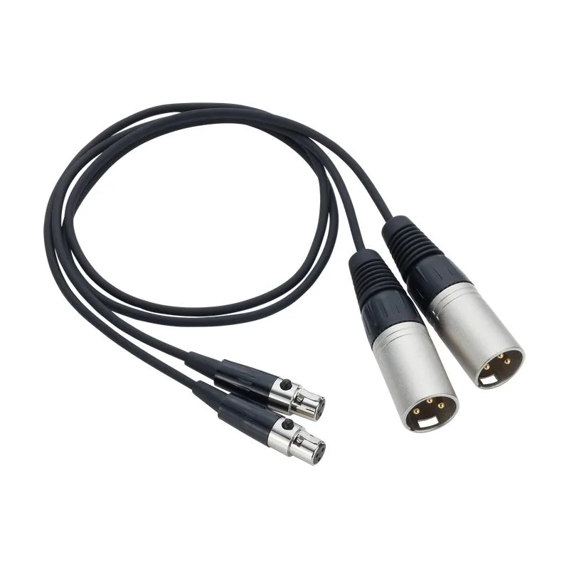 Par de Cables Adaptadores Zoom TXF-8 de TA3 a XLR Macho 4