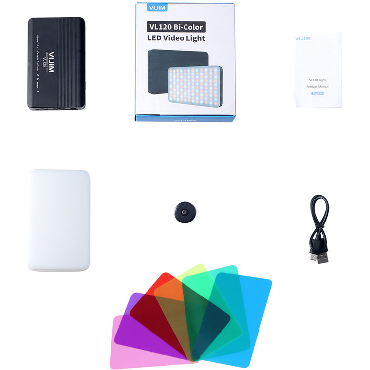 Panel LED Vijim VL120 Bicolor con Difusor de Silicona 14