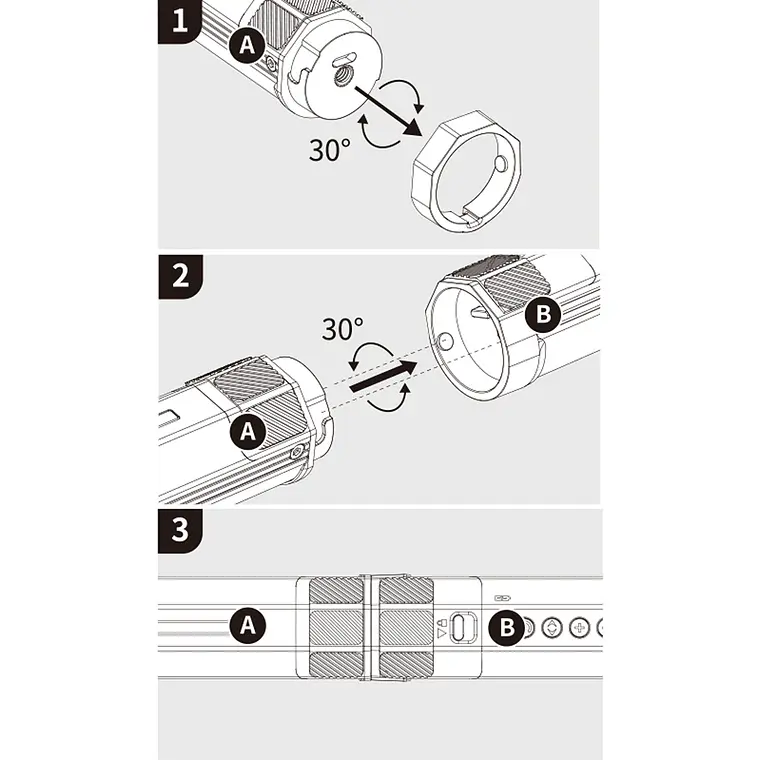 Tubo de Luz LED Ulanzi VL110 Multifuncional - RGB 7