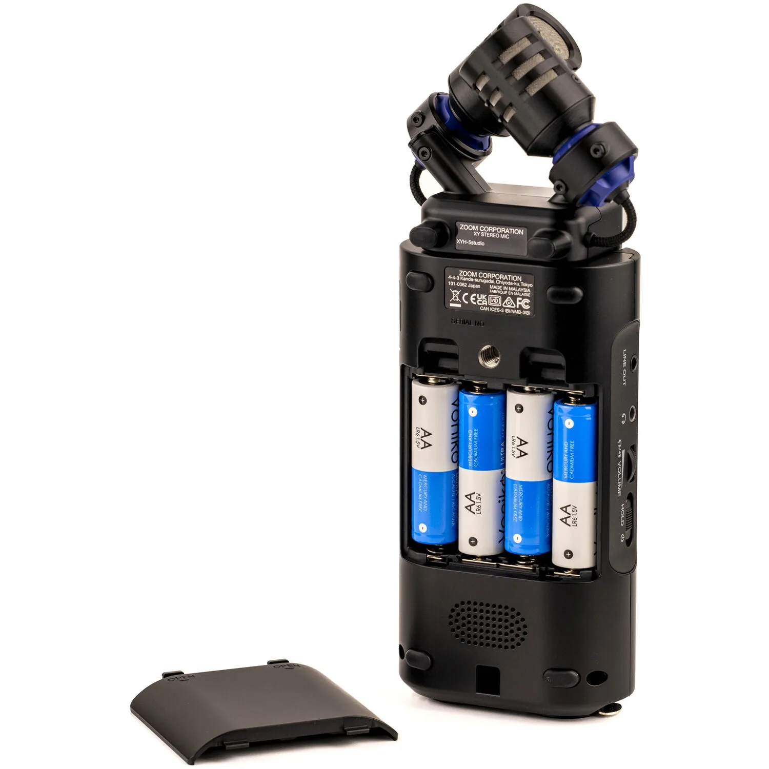 Grabadora Portátil Zoom H5studio de 4 Pistas con Grabación Float de 32-bit 8