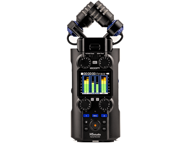 Grabadora Portátil Zoom H5studio de 4 Pistas con Grabación Float de 32-bit