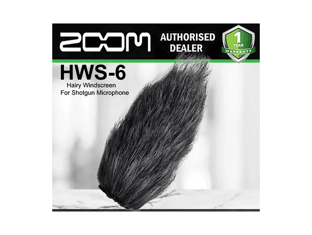 Paravientos Peludo Zoom HWS-6 para Micrófonos SGH-6 y SSH-6