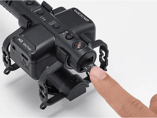 Micrófono Shotgun Zoom M3 con Grabadora de Audio Integrada