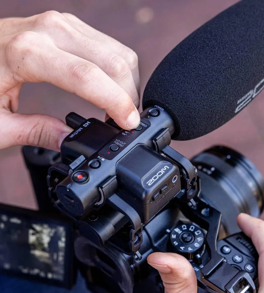 Micrófono Shotgun Zoom M3 con Grabadora de Audio Integrada 3