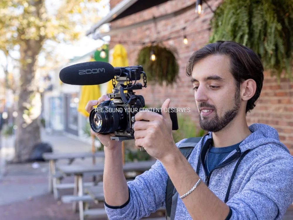 Micrófono Shotgun Zoom M3 con Grabadora de Audio Integrada 6