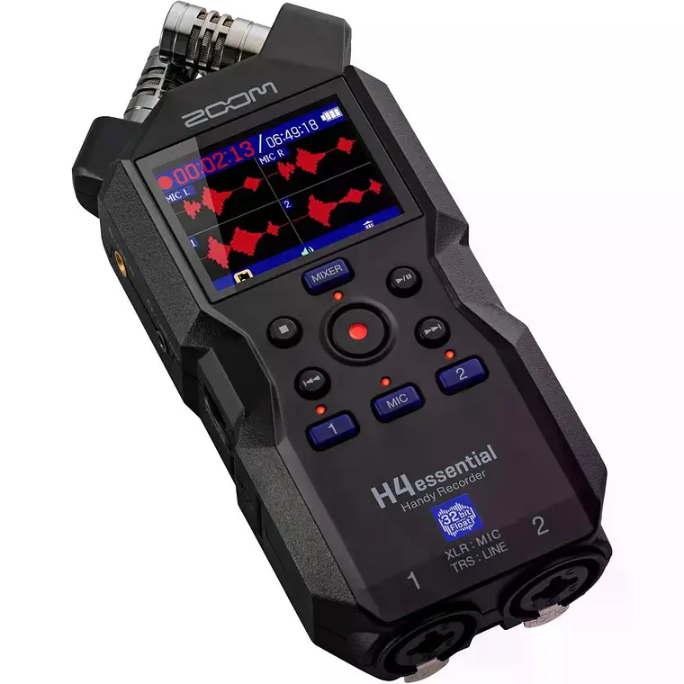 Grabadora de Audio Zoom H4essential de 4 Pistas con Grabación Float de 32-bit 5
