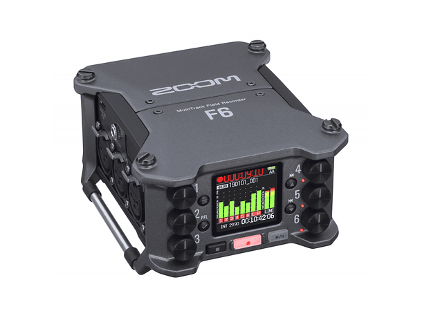 Grabadora de Campo Multipista Zoom F6 de 6 Canales y 14 Pistas