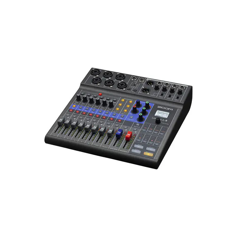 Mezcladora Portátil Zoom LiveTrak L-8 de 8 Canales 5