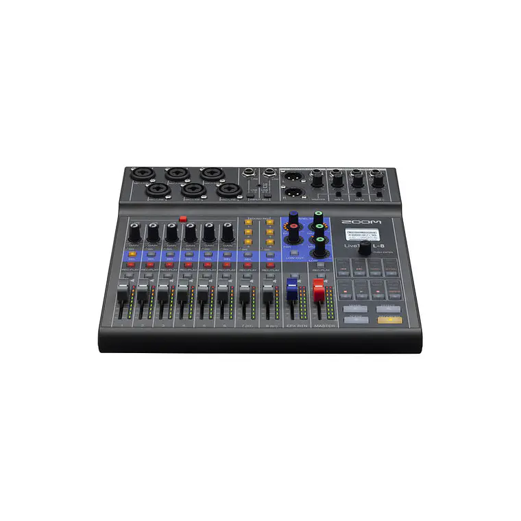 Mezcladora Portátil Zoom LiveTrak L-8 de 8 Canales 6