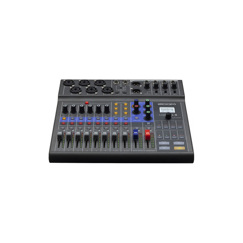 Mezcladora Portátil Zoom LiveTrak L-8 de 8 Canales 1