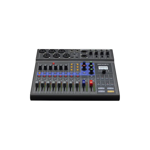 Mezcladora Portátil Zoom LiveTrak L-8 de 8 Canales