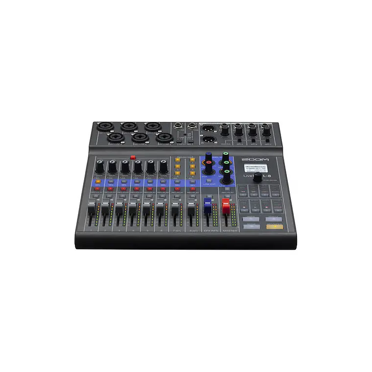 Mezcladora Portátil Zoom LiveTrak L-8 de 8 Canales 1