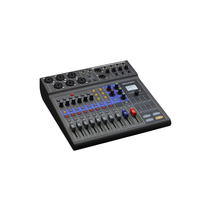 Mezcladora Portátil Zoom LiveTrak L-8 de 8 Canales 7