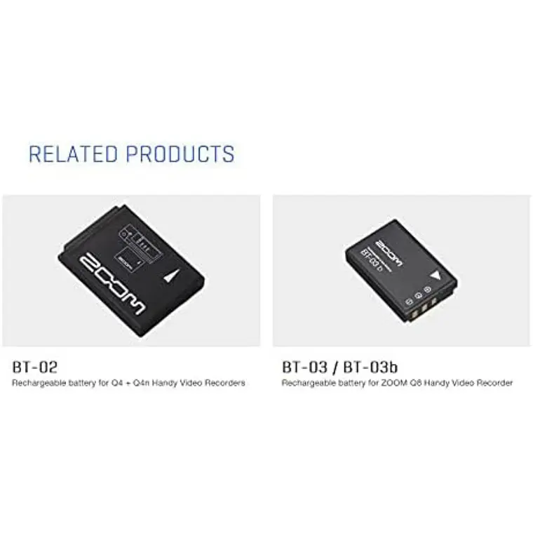 Cargador de Baterías Zoom LBC-1 Compatible con BT-02 y BT-03 5