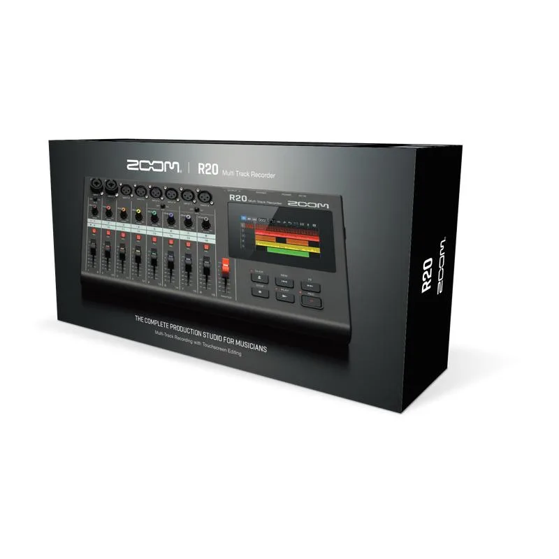 Grabadora Multipistas Zoom R20 con Pantalla Táctil 9