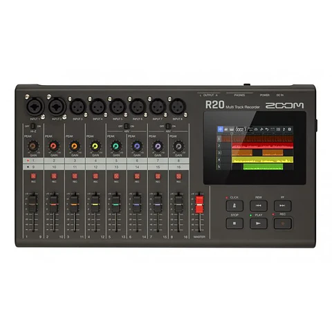 Grabadora Multipistas Zoom R20 con Pantalla Táctil