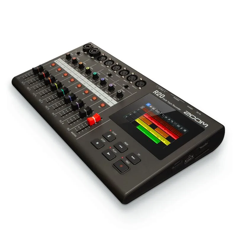 Grabadora Multipistas Zoom R20 con Pantalla Táctil 8