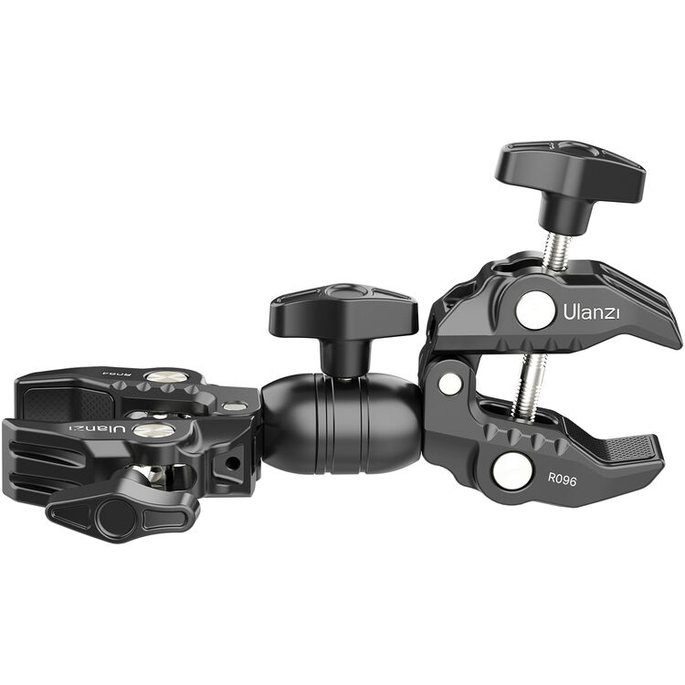 Super Clamp Ulanzi R096 Doble con Mini Brazo  3