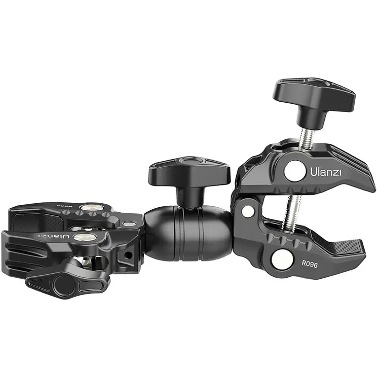 Super Clamp Ulanzi R096 Doble con Mini Brazo  3