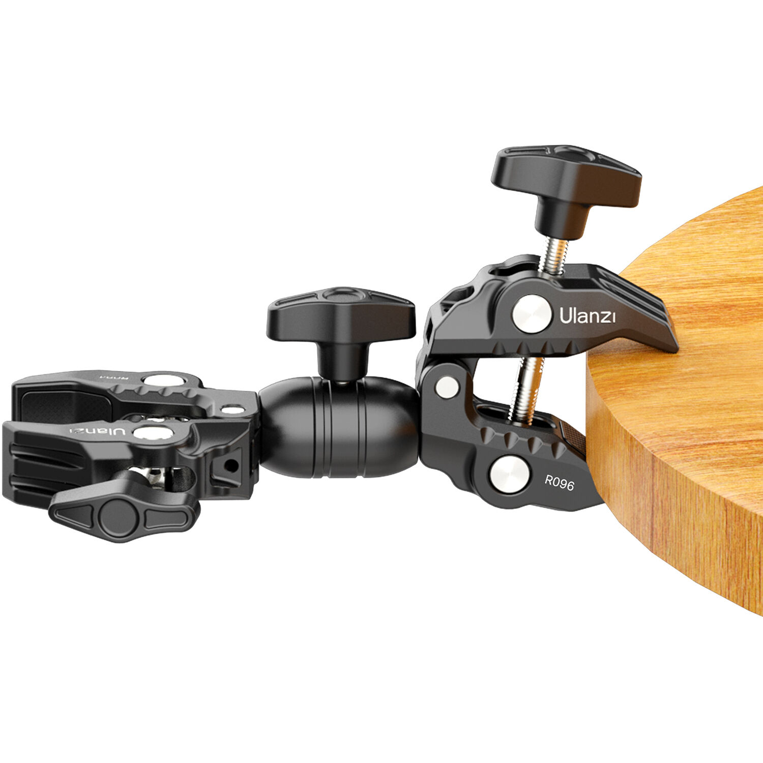 Super Clamp Ulanzi R096 Doble con Mini Brazo  6