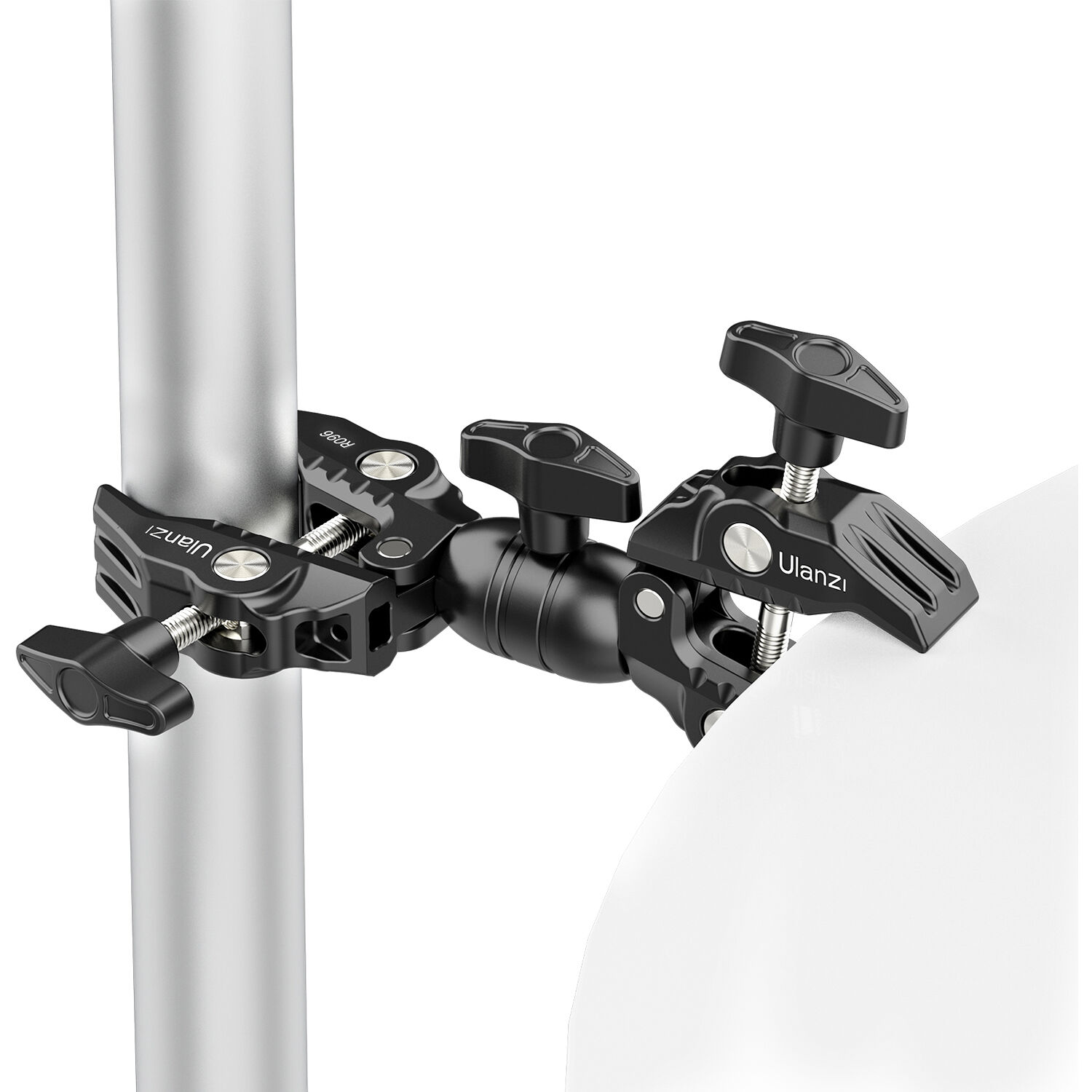 Super Clamp Ulanzi R096 Doble con Mini Brazo  5