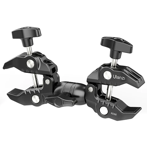 Super Clamp Ulanzi R096 Doble con Mini Brazo 