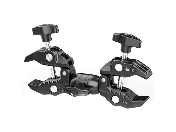 Super Clamp Ulanzi R096 Doble con Mini Brazo 