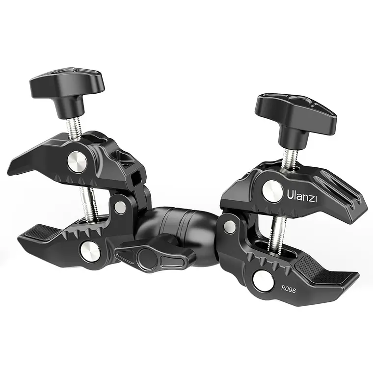 Super Clamp Ulanzi R096 Doble con Mini Brazo  1