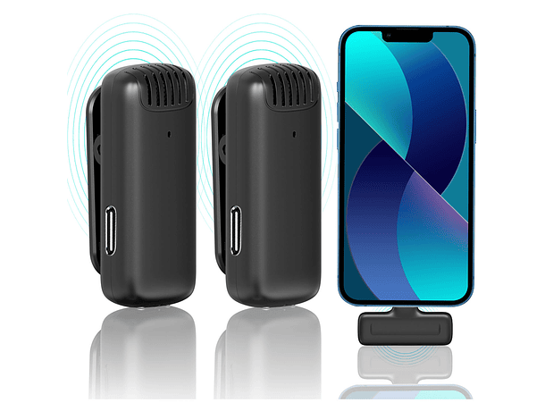 Sistema de Micrófonos Ulanzi J12 Inalámbricos - Doble