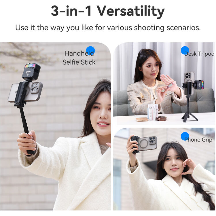 Tripode y Empuñadura Ulanzi JJ02 para Celular 5