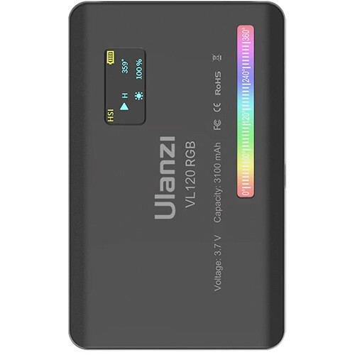 Panel LED Ulanzi VL120 RGB - Negro 6