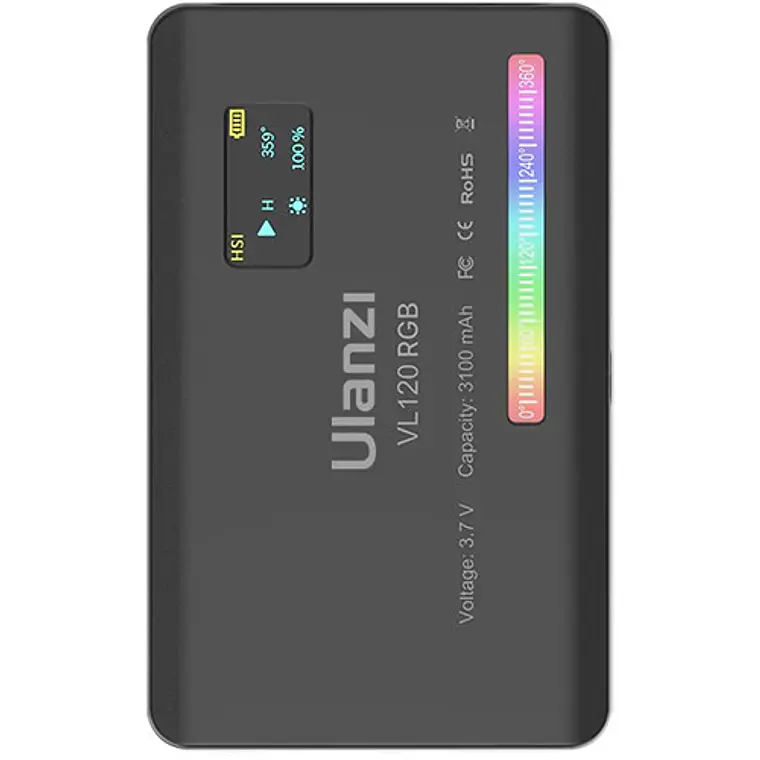 Panel LED Ulanzi VL120 RGB - Negro 6