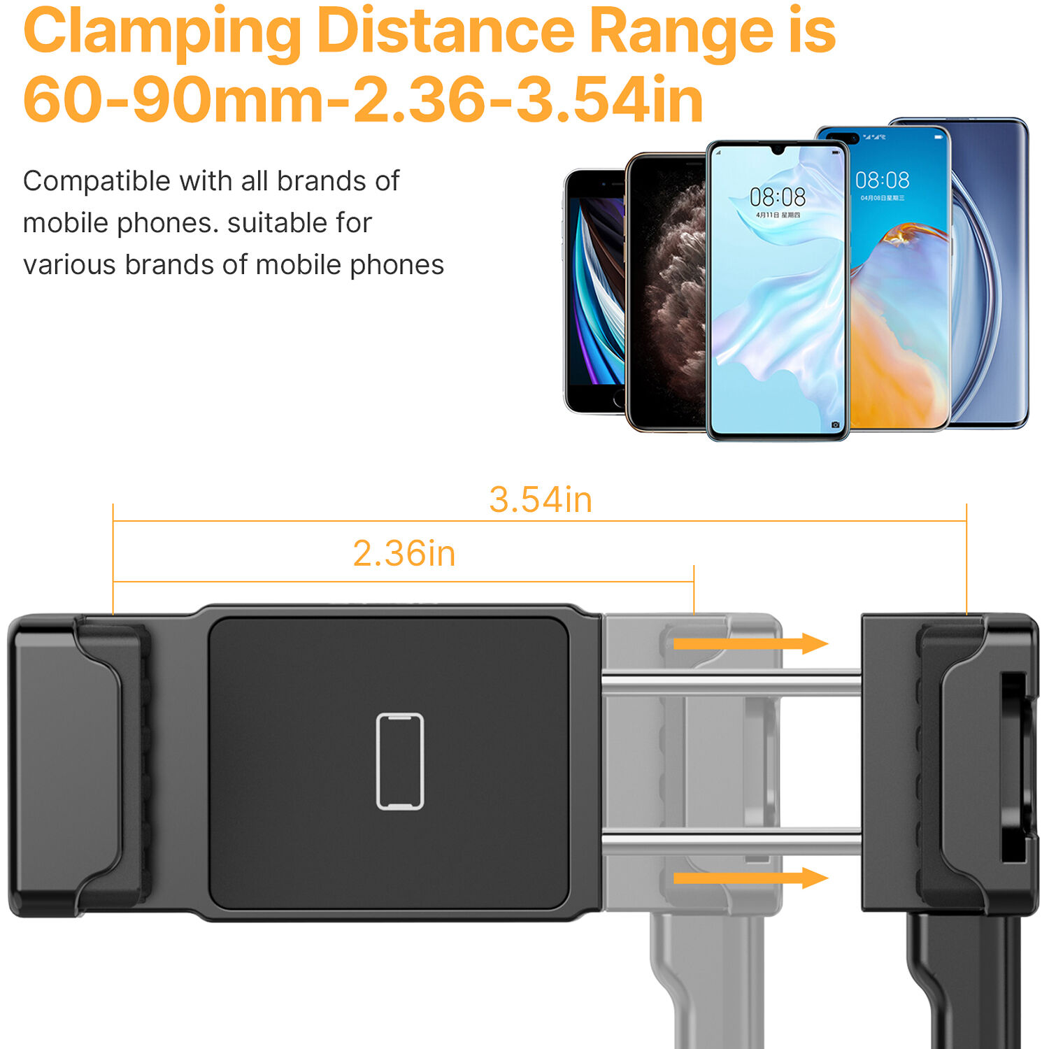 Soporte Ulanzi ST-30 para Celular en Trípode con Espejo 8