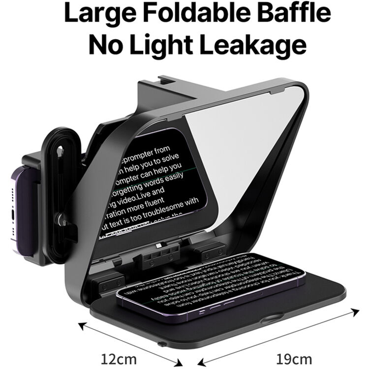 Teleprompter Universal Ulanzi RT02 para Celular y Tablet 7