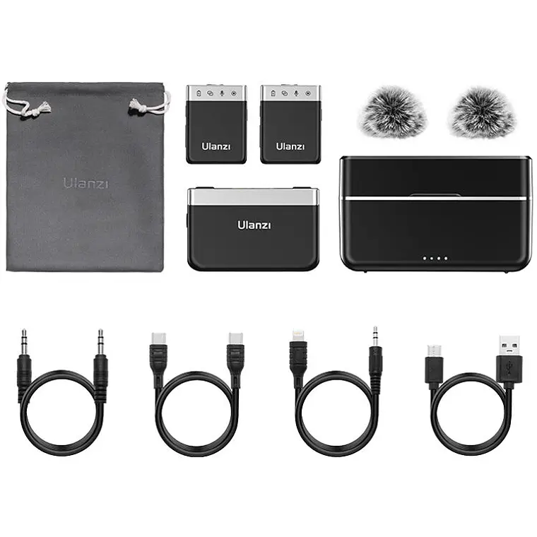 Micrófonos Inalámbricos Ulanzi AM18 U-Mic 2.4 GHz 10