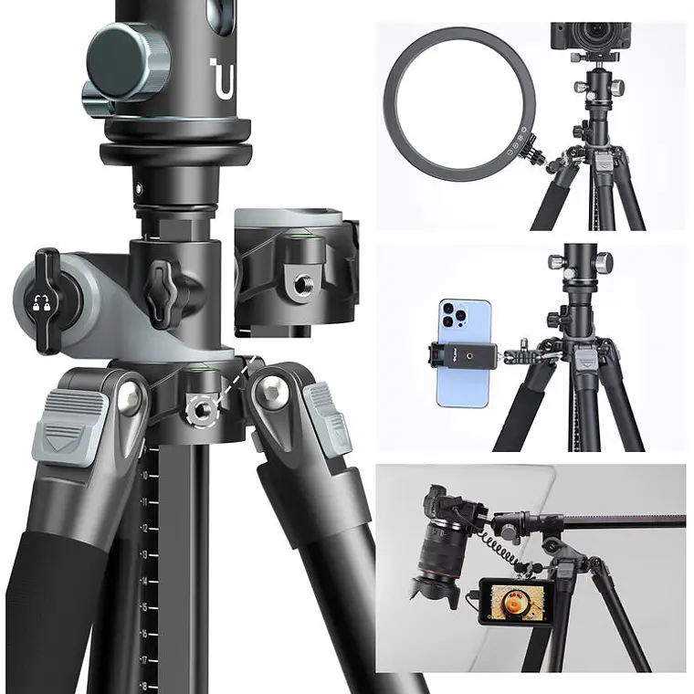 Trípode Multiángulo Ulanzi MT-59 con Rotula - Aluminio 6