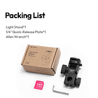 Adaptador Ulanzi LA04 para Soporte de Iluminación L121 8