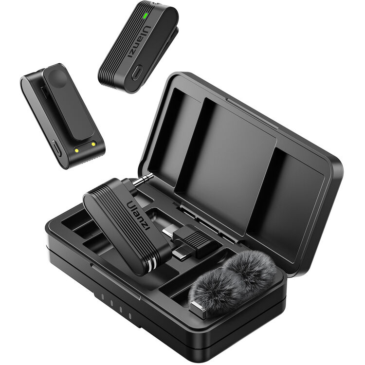 Micrófono Inalámbrico Ulanzi A100 Doble 2.4 GHz 9