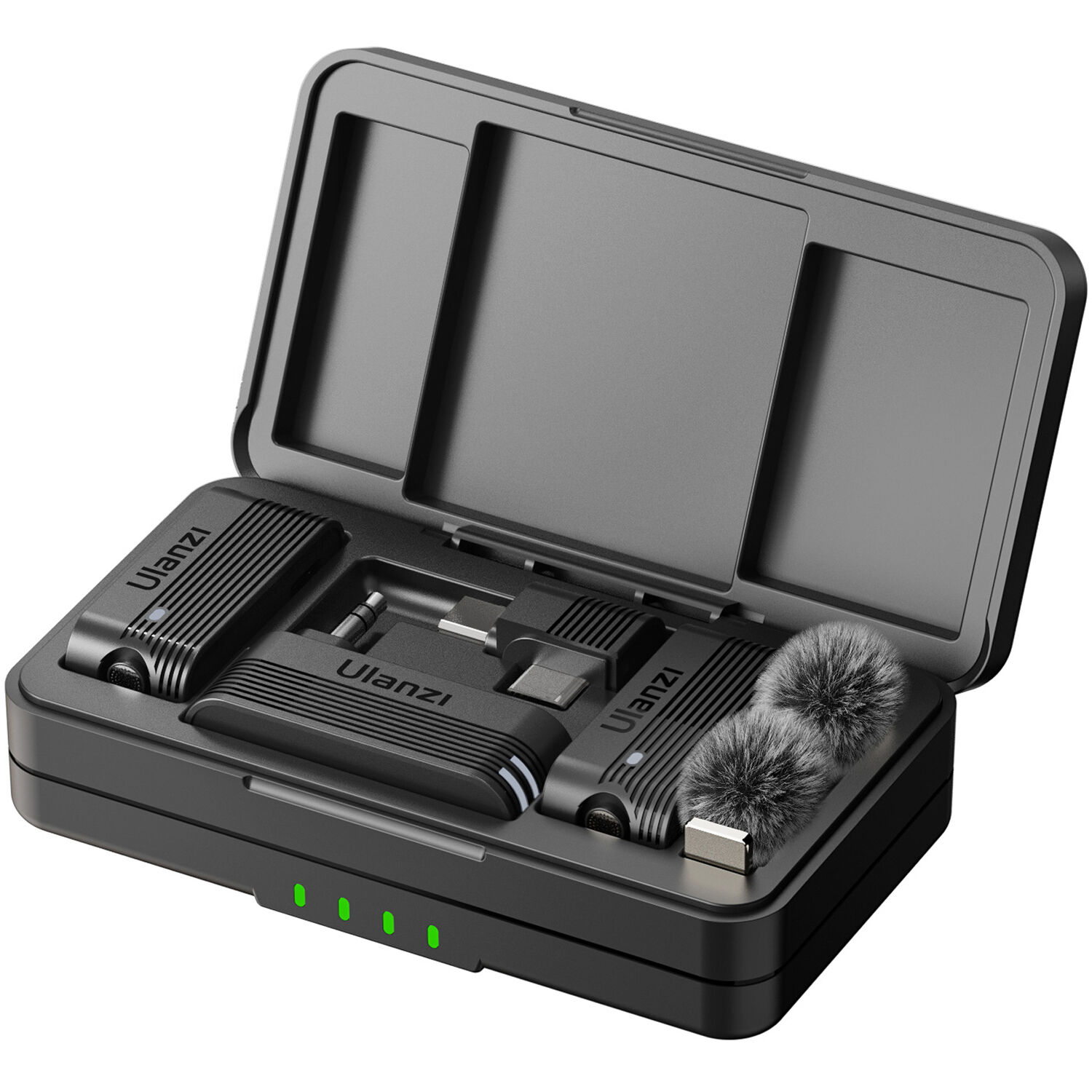 Micrófono Inalámbrico Ulanzi A100 Doble 2.4 GHz 1