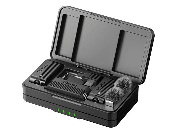 Micrófono Inalámbrico Ulanzi A100 Doble 2.4 GHz