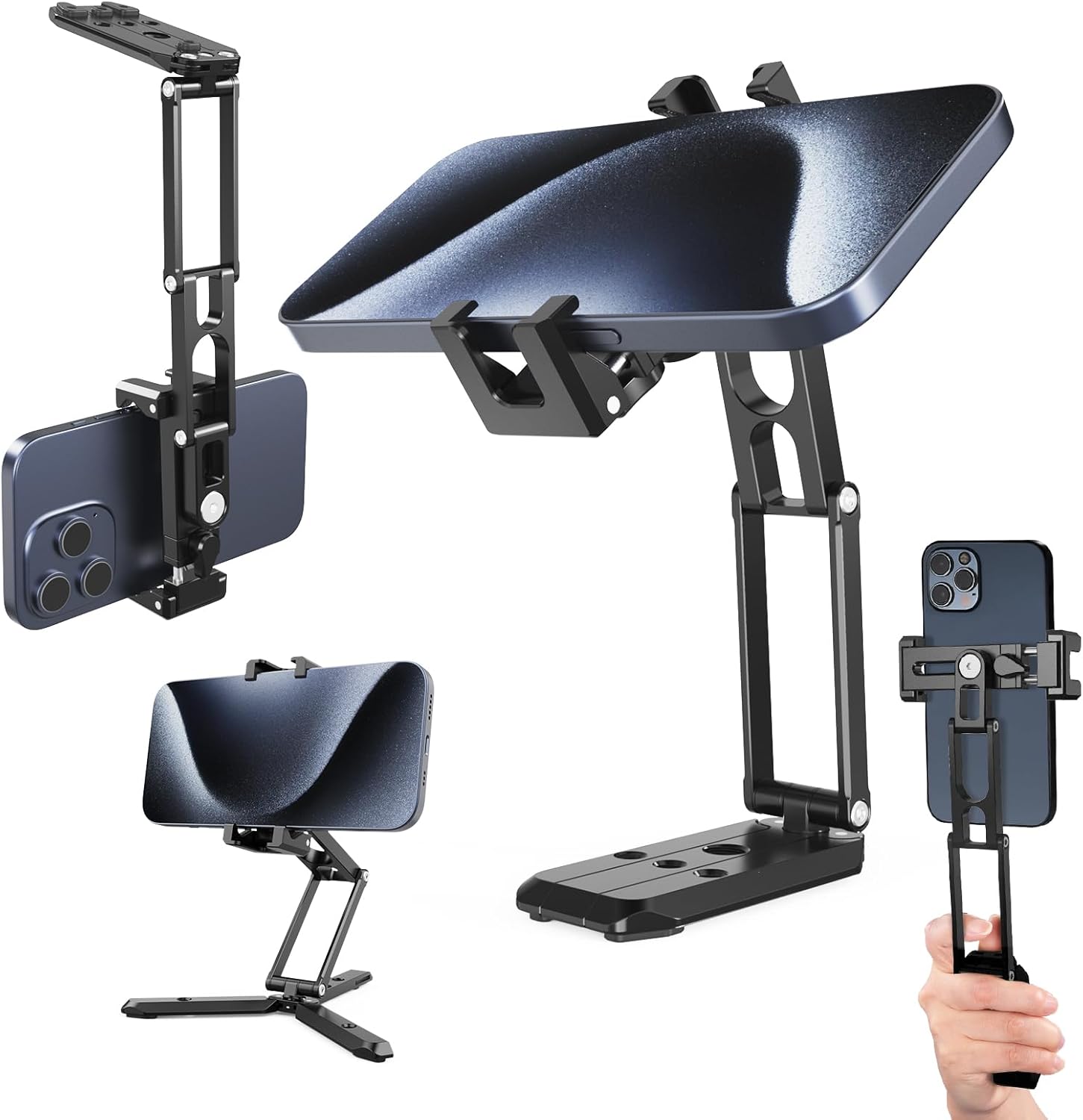  Kit Creator Mobile PRO Micrófono Neewer KM23 + Kit Iluminación Neewer NW48 II + Tripode y soporte Neewer para celular 4